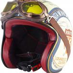 Miglior casco vintage con occhiali